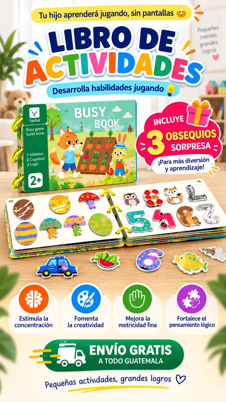 Libro de actividades para niños