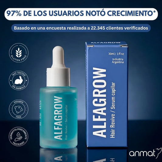 Alfagrow - Fórmula Avanzada de Péptidos de Cobre para el Crecimiento Capilar