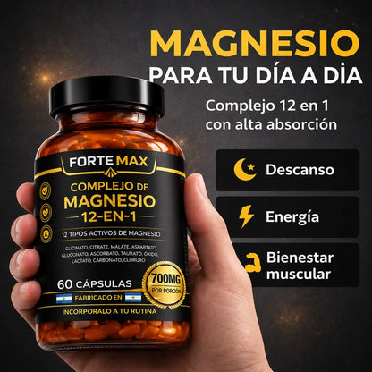 Complejo de Magnesio 12 en 1 - Forte Max