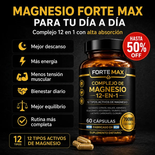 Complejo de Magnesio 12 en 1 - Forte Max