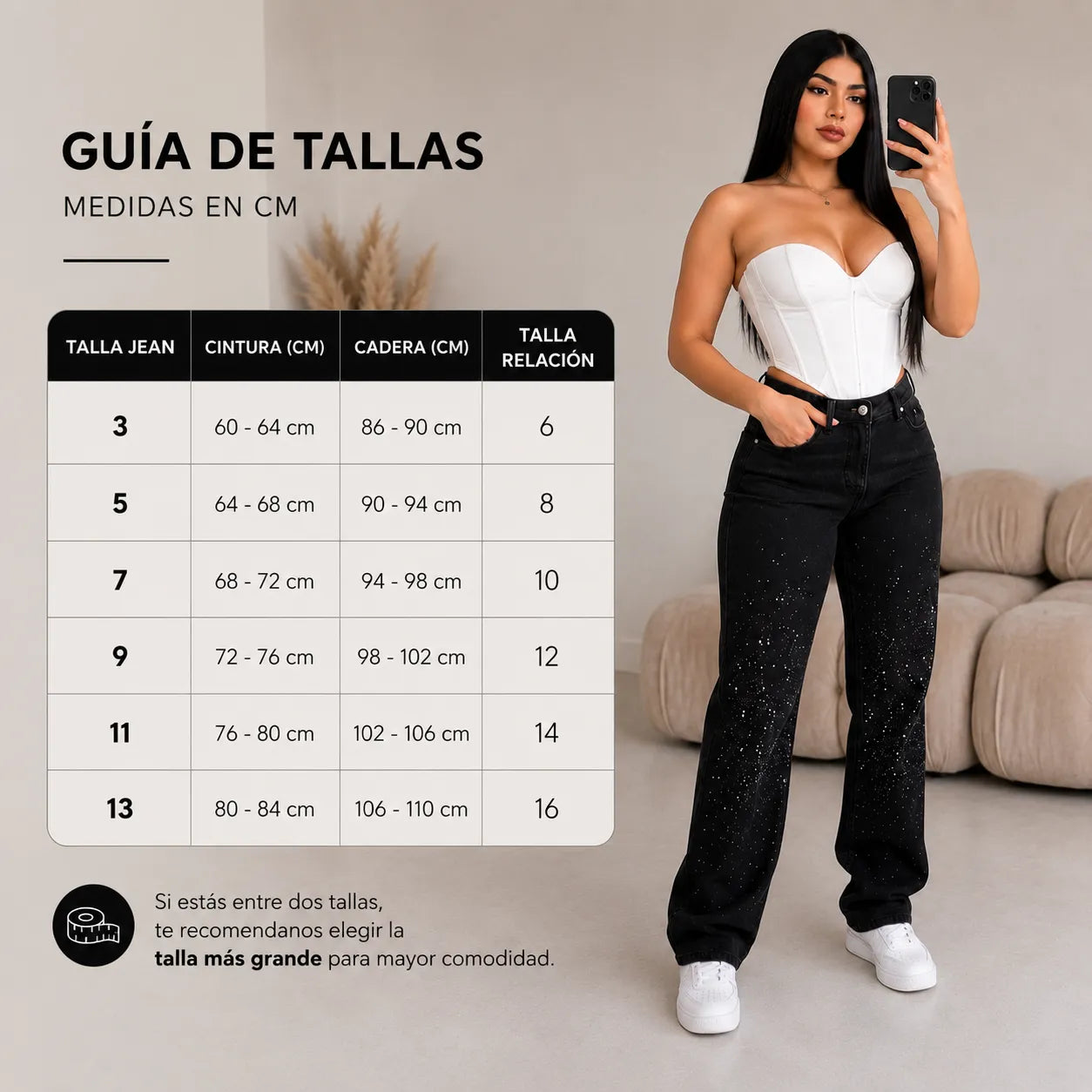 Jean Crystal™ | Comodidad, estilo y brillo en una sola prenda (FALTA)