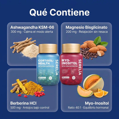 Serelia™ | Baja tu cortisol y recupera tu energía, sueño y ligereza en 14 días