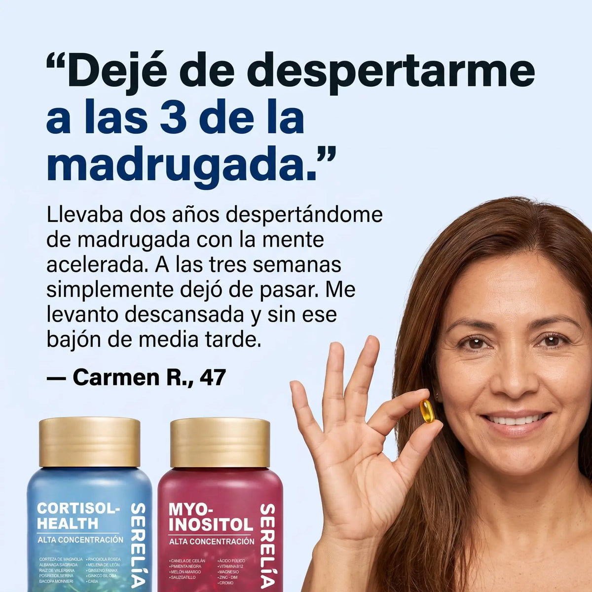 Serelia™ | Baja tu cortisol y recupera tu energía, sueño y ligereza en 14 días