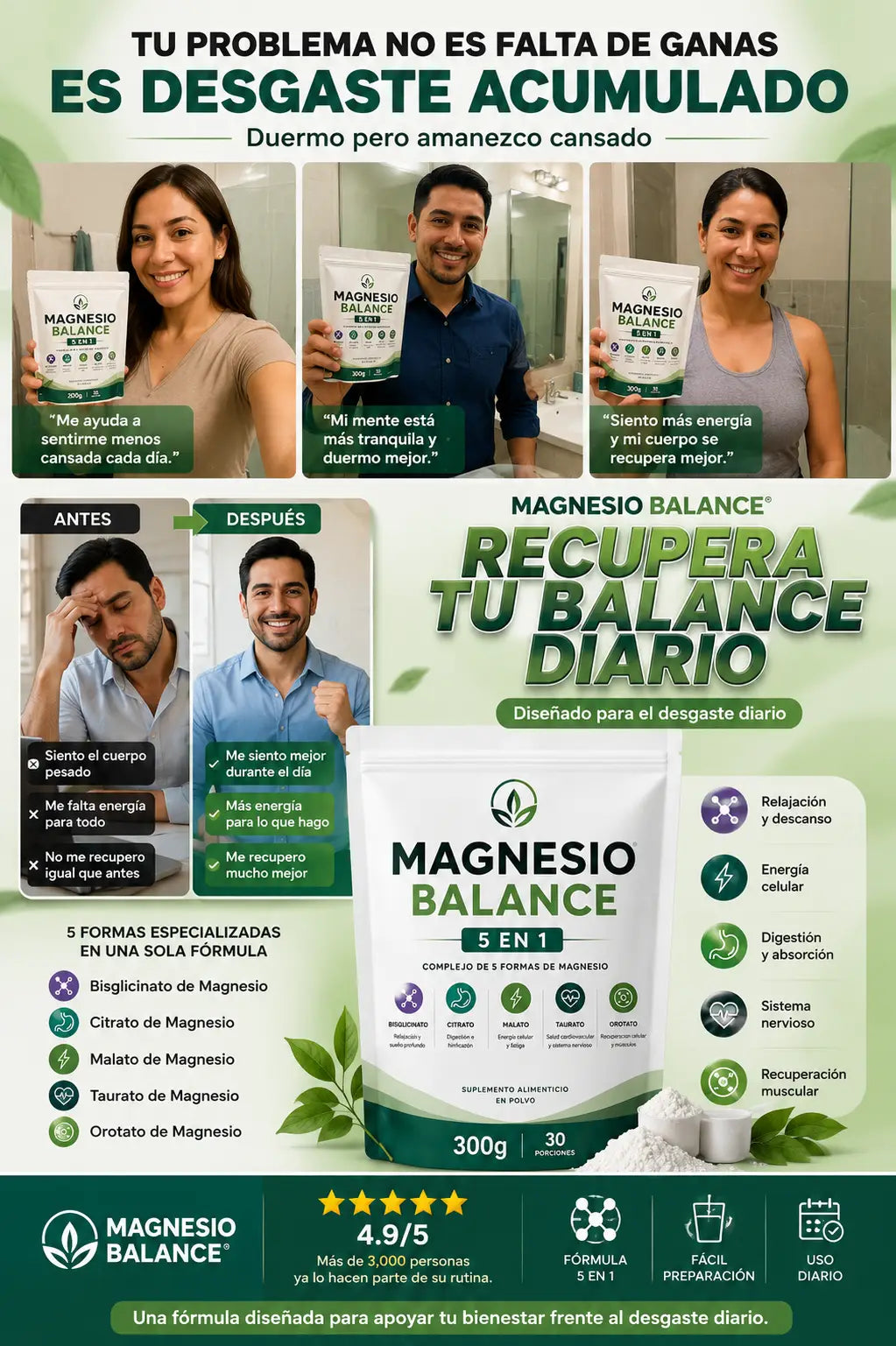 Magnesio Balance - Formula original certificada