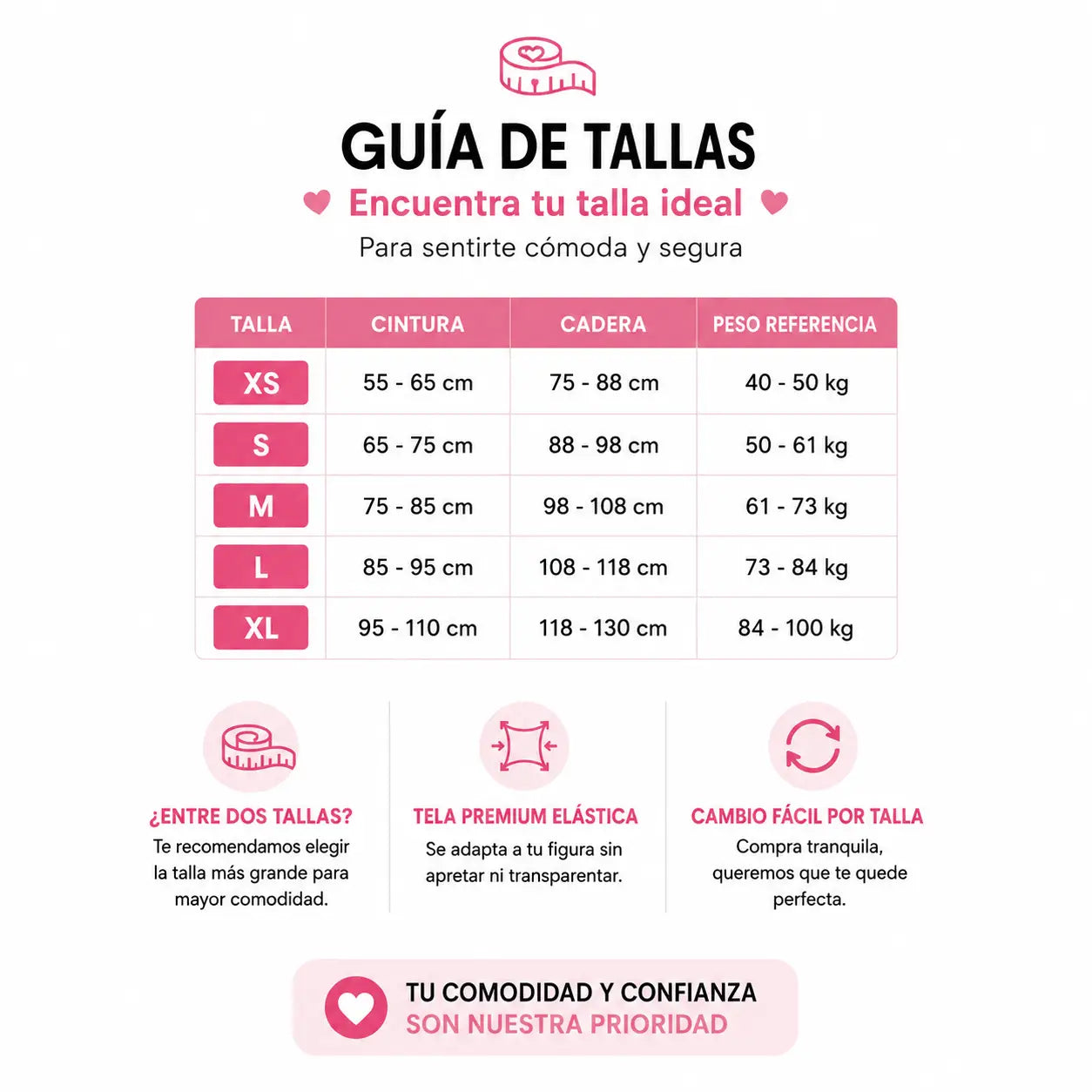 Licra Levanta Cola Premium™ Moldea cintura y resalta tus curvas